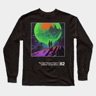 Children of the Moon - Minimalist Graphic Artwork Design Long Sleeve T-Shirt